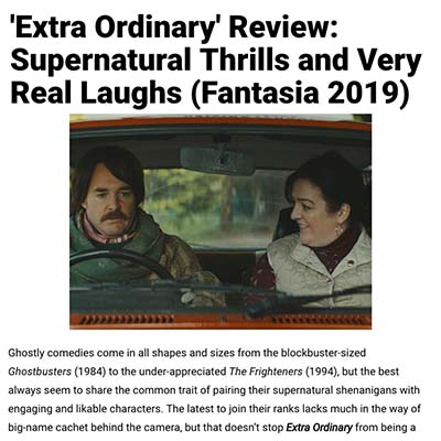 'Extra Ordinary' Review: Supernatural Thrills and Very Real Laughs (Fantasia 2019)